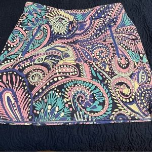 Talbots multicolored skort